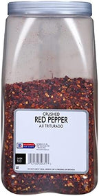 McCormick Culinary Crushed Red Pepper, 3.25 lb - One 3.25 Pound Container of Dried Bulk Hot Pepper Flakes, Perfect on Pizza, Flatbreads, Beef, Pork and More