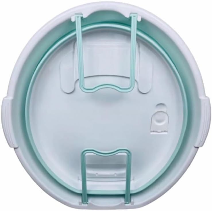 Large Washboard Basin for Hand Washing Clothes,Collapsible Basin for Hand Washing Clothes,Portable Laundry Basin,Wash tub Laundry with Scrubber (Light Green)