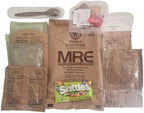 Genuine USGI Individual MRE [Meal, Ready to Eat] Inspection Date 01/2024 or Newer - You Choose Menu - Complete Ration with Entree, Snacks, Dessert, Drink Mix, Utensils, Condiments and FRH. (#9 Beef Stew)