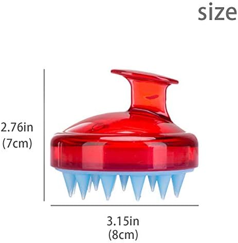 2PCS Scalp Massager Shampoo Brush INVODA Soft Silicone Bristles for Dandruff Removal & Hair Growth, Waterproof Wet/Dry Use, Men, Women & Pets