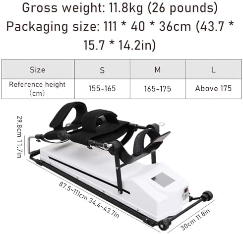 Electric Knee Rehabilitation Trainer Machine, 0°-120° Bidirectional Flexion/Extension Training,for Joint Stiffness, Post-Fracture & Knee Replacement Recovery
