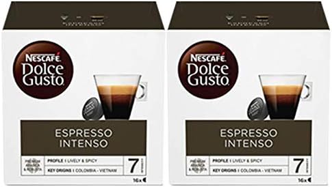 Nescafe Dolce Gusto Espresso Intenso 16 per pack - Pack of 2