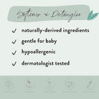 The Honest Company Conditioning Hair Detangler, Tear-Free, Hypoallergenic, Leave-In Conditioner and Fortifying Spray, Citrus Vanilla Refresh, 4 fl oz