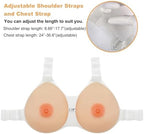 Strap on Silicone Breast Forms Fake Boobs for Mastectomy Prosthesis Crossdresser Transgender Cosplay