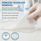 McKesson Non-Adherent Pads for Wounds, 3x8 Inch, 75 Count, Sterile Non-Stick Wound Dressing, Highly Absorbent, Painless Removal, Individually Wrapped