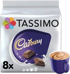 Tassimo Hot Chocolate Selection - Cadbury/Milka/Cadbury Orange Pods (Pack of 3, Total 24 Capsules)