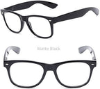 2 Pairs Vintage Retro Inspired Clear Lens Reading Glasses Full Lens Reader for Men and Women