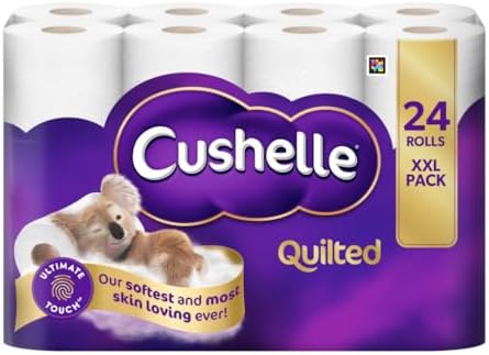 Cushelle Ultra Quilted Toilet Roll 24 Rolls