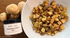 Premium Rosemary Garlic Salt by Spice + Leaf - Vegan Kosher and No Preservatives Spice Blend Used to Make Roasted Potatoes, Brussel Sprouts, Vegetables, Meat, Garlic Bread or Dip, 3.1 oz
