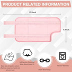Castor Oil Pack, Adjustable Reusable Castor Oil Pack Wrap for Liver Detox, Castor Oil Pack Wrap for Stomach Less Mess, Elastic Strap Bamboo Cotton Machine Washable Anti Oil Leak