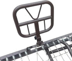 AireMed Bed Assist Rails (Set of 2) – Fits Some Metal Hospital Beds – for Repositioning & Getting in and Out of Bed Safely – Hospital Bed Rail, Safety Assist Medical Rail for Seniors & Elderly (Brown)
