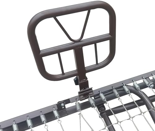 AireMed Bed Assist Rails (Set of 2) – Fits Some Metal Hospital Beds – for Repositioning & Getting in and Out of Bed Safely – Hospital Bed Rail, Safety Assist Medical Rail for Seniors & Elderly (Brown)