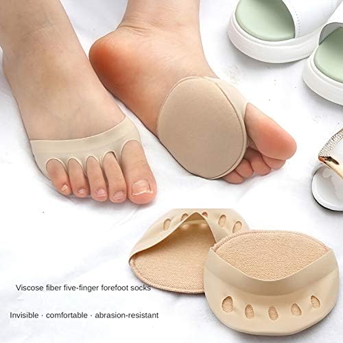 Metatarsa Foot Pads(3pairs) Reusable Soft Ball of Foot Cushions Forefoot Pads for Women Prevention Pain Relief Honeycomb Fabric Foot Pads