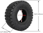 3.00-4 260x85 10x3 Tires and Inner Tube For Off-road Go Kart, ATV, Scooter, E300, E325, Goped, 4 Wheeler Vehicle, Utility Dolly, Hand Truck Tires,Tire Tubes With TR87 Bent Angled Valve Stem 2 Sets