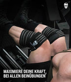 Gymreapers Knee Wraps for Squats and Powerlifting 72 Inch Compression Wraps with Strap for Men & Women Weightlifting Support