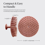 Kitsch Scalp Massager for Hair Care - Scalp Scrubber, Shampoo Brush & Exfoliator for Scalps- Hair Scrubber for Relaxing Bath - Terracotta