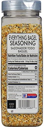McCormick Culinary Everything Bagel Seasoning, 21 oz - One 21 Ounce Container of Everything Bagel Seasoning Blend of Poppy Seed, Sesame Seed, Garlic, Onion and Salt