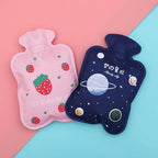 Reusable Winter Warm Heat Hand Warmer Cartoon Hot Water Bottles for Girls Hot Water Bag Pocket Belly Hand Feet Warm Hot Water Bag Small
