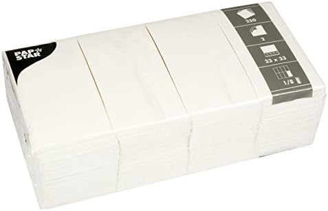 PAPSTAR 82552 Papstar Serving White 1/8 Fold