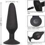 CalExotics COLT XXXL Pumper Plug with Detachable Hose, 6.25 Inch Silicone Inflatable Anal Plug Black SE-6869-25-3