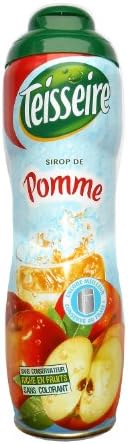 Apple Teisseire French Syrup Apple Concentrate 600ml (20.3 Fl Oz), Apple (Pomme)