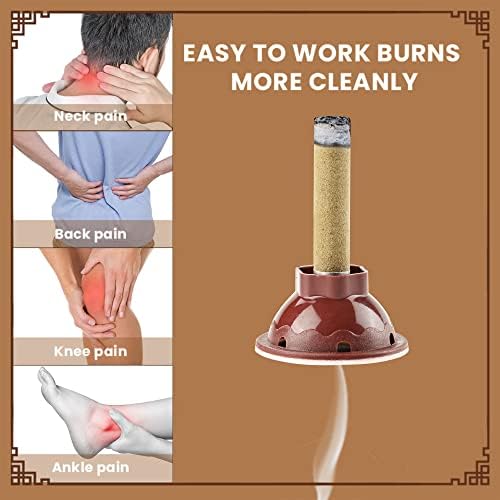 7 years'old Pure Moxa Stick for Moxibustion Ai ye Chinese Wormwood, Moxa Roll, High Purity 40:1