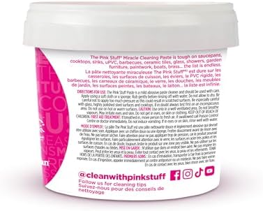 Stardrops The Pink Stuff Cleaning Paste 500g, Multi Purpose Cleaner for Kitchen, Bathroom, Tiles, Glass, Shower, Oven, Sink, Stainless Steel, Removes Grease, Grime & Stains