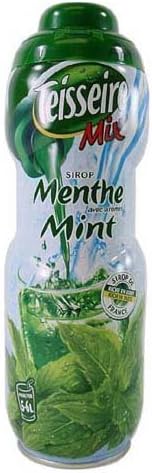Mint Teisseire Concentrated Mint Syrup for drinks, sodas, and flavoring teas, 20.3 fl oz, Mint3Pack