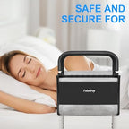 Bed Rails for Elderly Adults Safety, Height Adjustable Bed Cane, Bed Assist Rails for Seniors with Support Feet, Bedrails for Elderly Adults Grab Bar Handrails for Most Genre