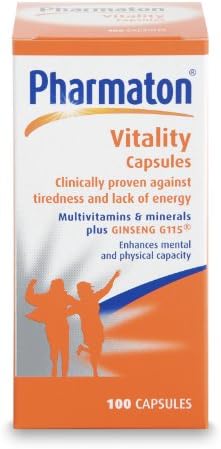 Pharmaton Advance Multiviatamin and Mineral with Ginseng G115 100 Tablets