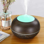 Bracket Light Diffuser Air Humidifier Mute Led Light Mist Nebulizing for Home Ultrasonic Essential Oil Aroma Portable Air Humidifier Purifier Aroma Diffuser Steam Atomizer Cool Mist,Brown