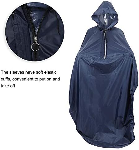 Canyita Wheelchair Poncho, Ultralight Waterproof Wheelchair Rain Cover Raincoat with Hood Wheelchair Rain Poncho for The Elderly Waterproof Raincoat with PVC Layer