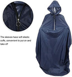 Canyita Wheelchair Poncho, Ultralight Waterproof Wheelchair Rain Cover Raincoat with Hood Wheelchair Rain Poncho for The Elderly Waterproof Raincoat with PVC Layer