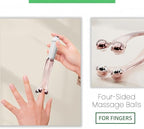 Finger Massager Roller, Hand Massage Tool, Improves Circulation, Relieves Arthritis, Hand Pain and Stress, Ideal for Fingers, Hands and Palms