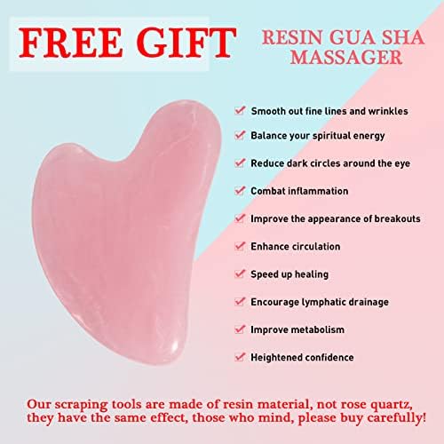 Ice Roller for Face and Eye, Gua Sha Facial Massage, Beauty Set with Silicone Ice Mold (Blue)