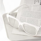 VISOONE Rectangle TR90 Blue Light Blocking Glasses Computer Eyewear with Preppy Look for Women and Men Cougar