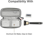 RLSOCO Hard Case Compatible With Gillette Labs Heated Razor & Leaf Razor (Small Size)
