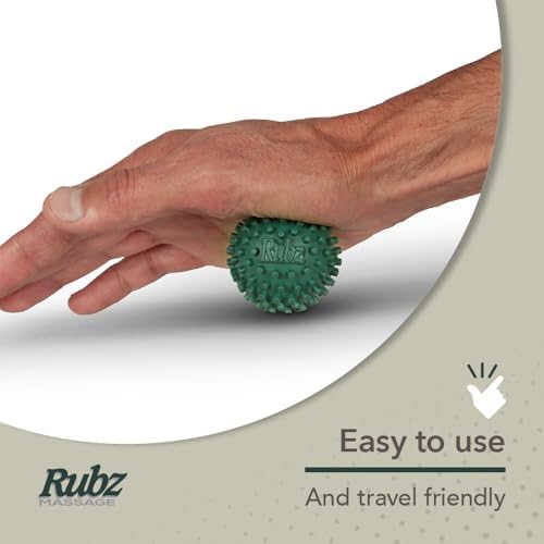 Due North Foot Rubz Hand & Back Massage Ball - Relieve Pain from Plantar Fasciitis, Tight Muscles & Sore Feet - Massage Tool