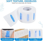 SenseYo 5 Rolls Barber Neck Paper Strips Band Disposable Haircutting Stretchy Barber Neck Tissue Wrap for Salon Haircut Spa Massage