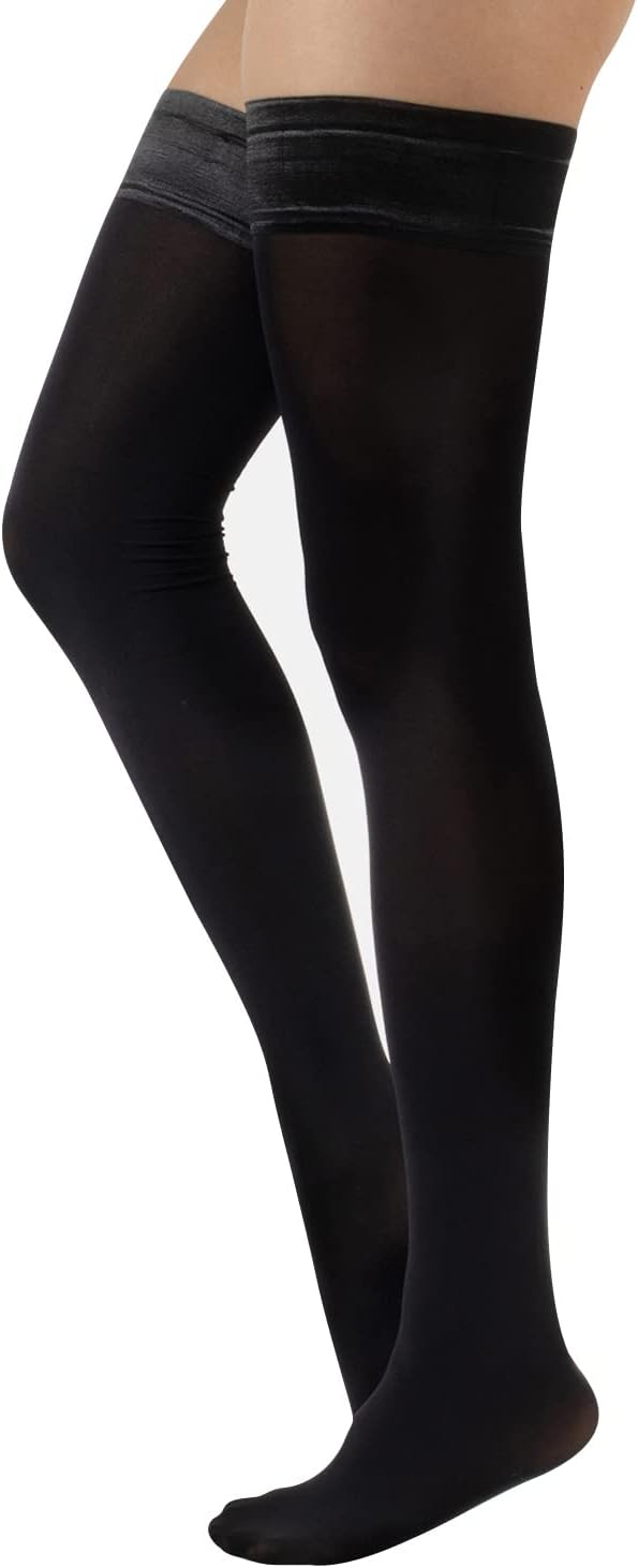 CALZITALY Opaque Thigh High Pantyhose, S, M/L, L/XL, XXL, XXXL, XXXXL