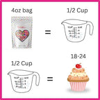COOL MOM SPRINKLES Mad Tea Party Sprinkles (4 oz.) – Alice Themed Sprinkles for Decorating Birthday Cakes, Cupcakes, Cookies & Desserts – Mixed in the USA/Gluten-Free