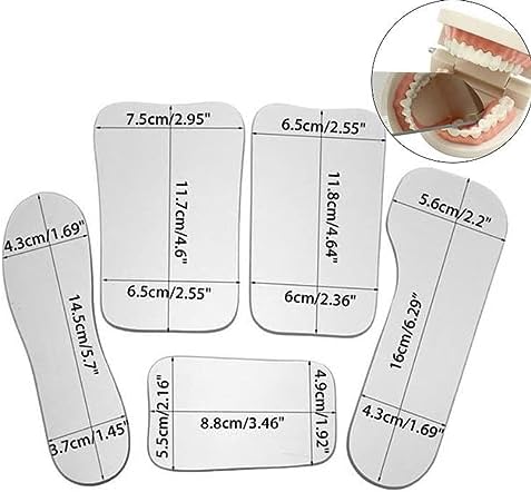 5Pcs Intraoral Dental Photography Mirror Teeth Mouth Reflector Photography Mirror Dental Tools