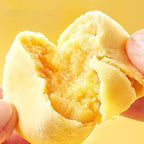 BKSUAIWU Durian cake,300g/10.58oz/bag,Traditional Handmade Dim Sum, Durian Filling Cake,Instant Breakfast Bread(2 bags) 榴莲酥