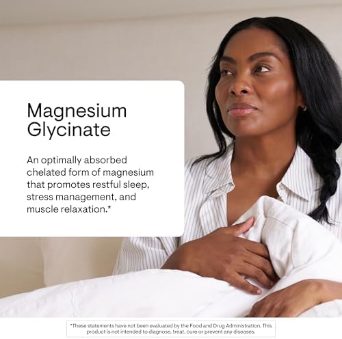 THORNE - Magnesium Glycinate - Supports Restful Sleep, Muscle Relaxation, Heart Health & Metabolism* - Chelated Magnesium Capsules - Third-Party Certified - Gluten, Dairy & Soy-Free - 90 Servings