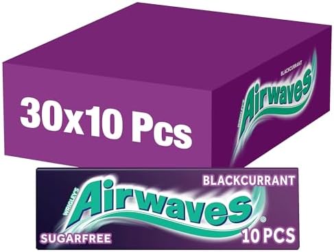 Wrigleys Airwaves Blackcurrant Sugarfree (pack of 10)