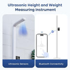 GE Digital Physician Scale BMI: Ultrasonic Electronic Height and Weight Scale 76” Height Measuring Device Accurate Body Weight 485 lb/220 kg Capacity