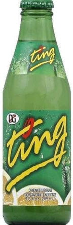 Ting Sparkling Jamaican Grapefruit Flavored Beverage, 10.14 oz Bottles, Pack of 6