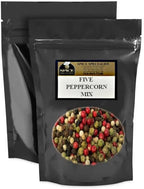 Five Peppercorn Blend - 8 oz. - resealable stand up pouch bag with oval window - KOSHER