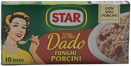 Star Ai Funghi Porcini 10 Stock Cubes 100 g, Pack of 4