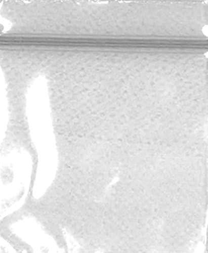 125125 Mini Apple Brand Bags 1000 Resealable Baggies 1.25" X 1.25" Bulk (Clear)
